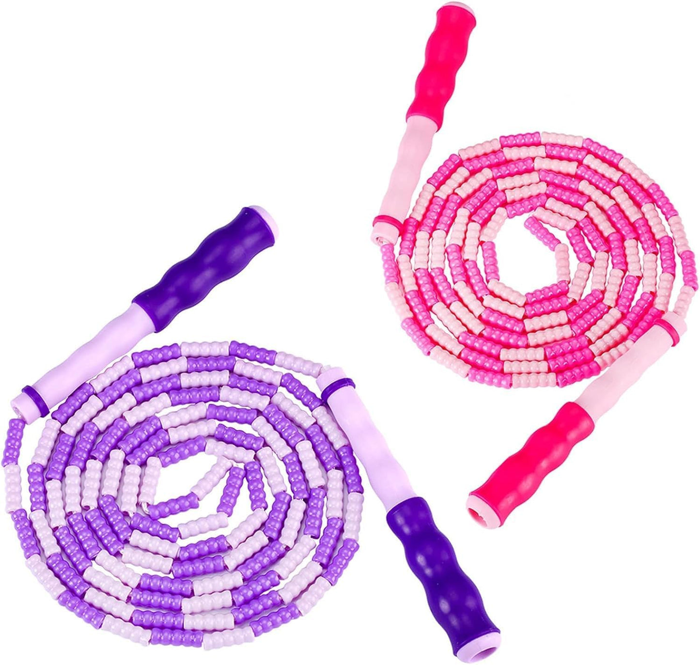 Zocy Jump Rope - Tangle-Free Fitness Equipment with Soft Beaded Segments | Adjustable for Kids & Adults