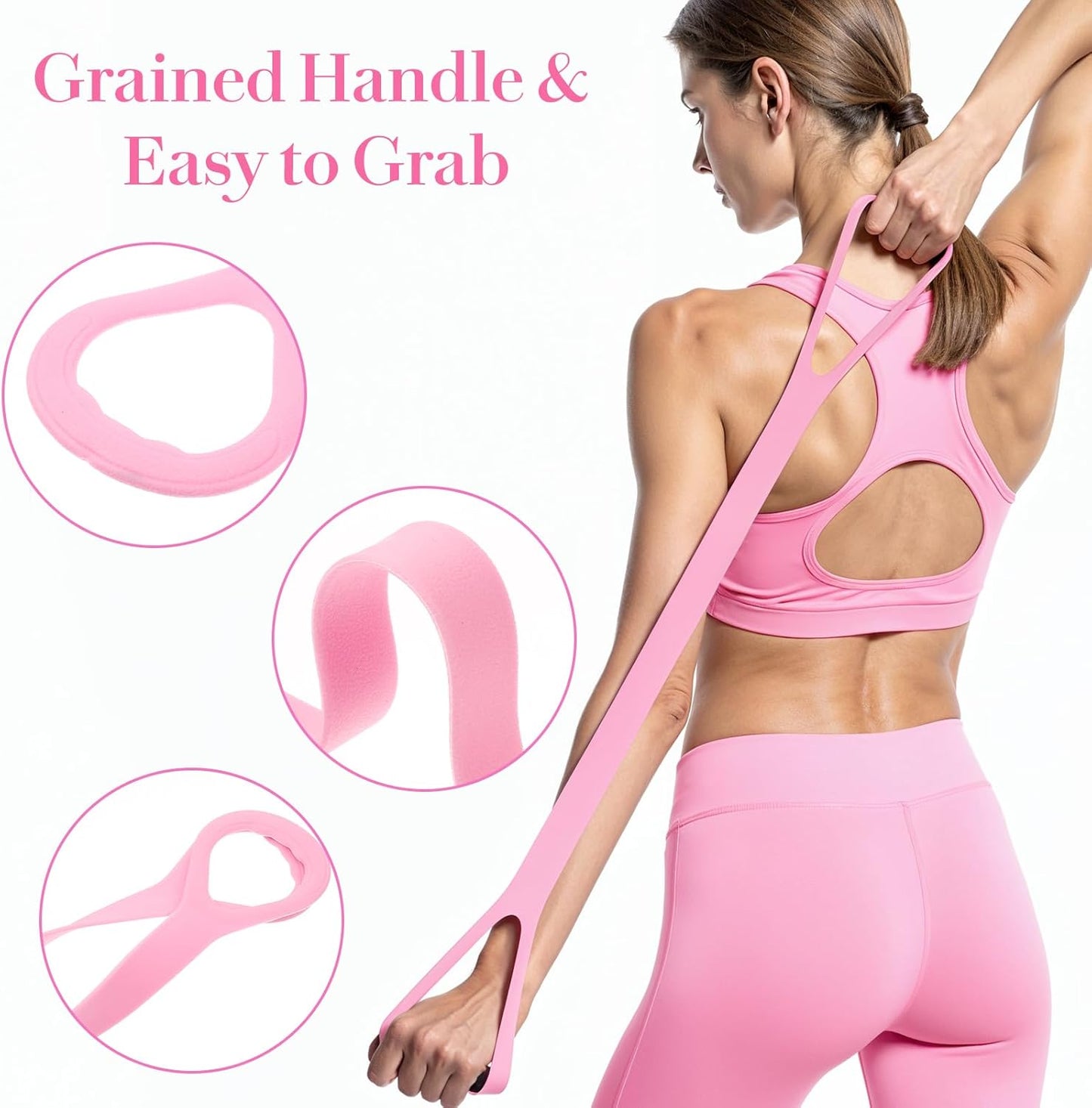 Skiennix Figure 8 Resistance Band - Elastic Workout Bands for Arm, Back & Shoulder Training