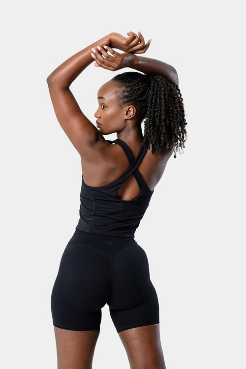 Kamo Fitness Serenity Shorts - High Waisted Women's Biker Shorts with No Front Seam | 6" Inseam