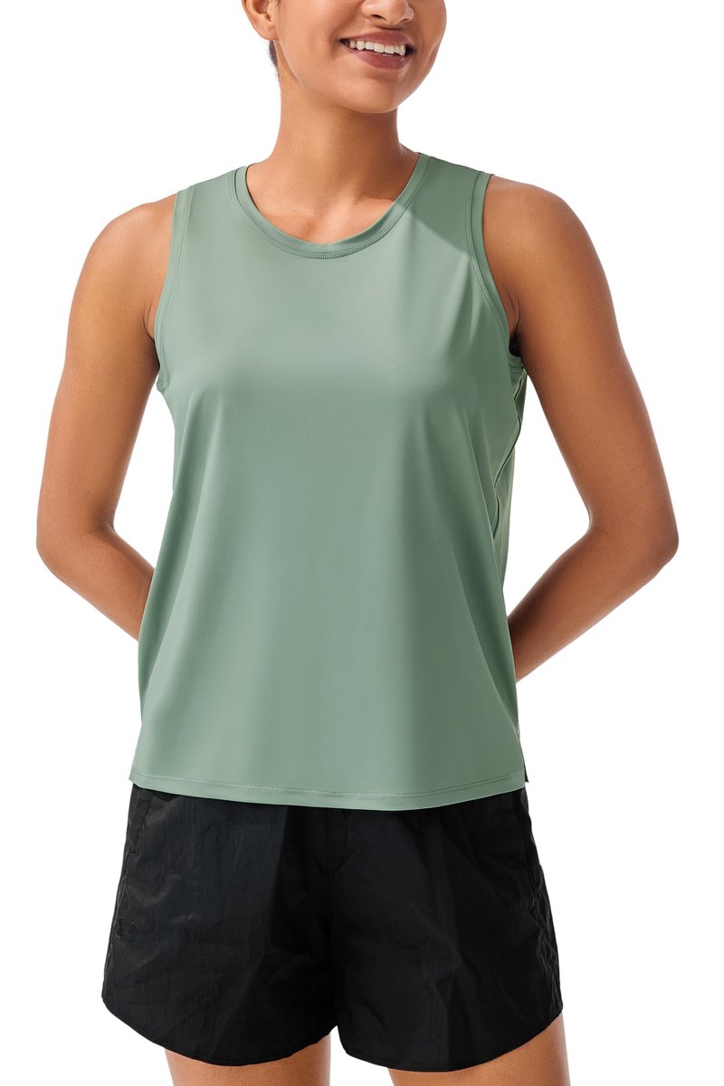 Workout Tops for Women Athletic Running Gym Tank Yoga Cool-Dry Sleeveless Loose Fit Shirts