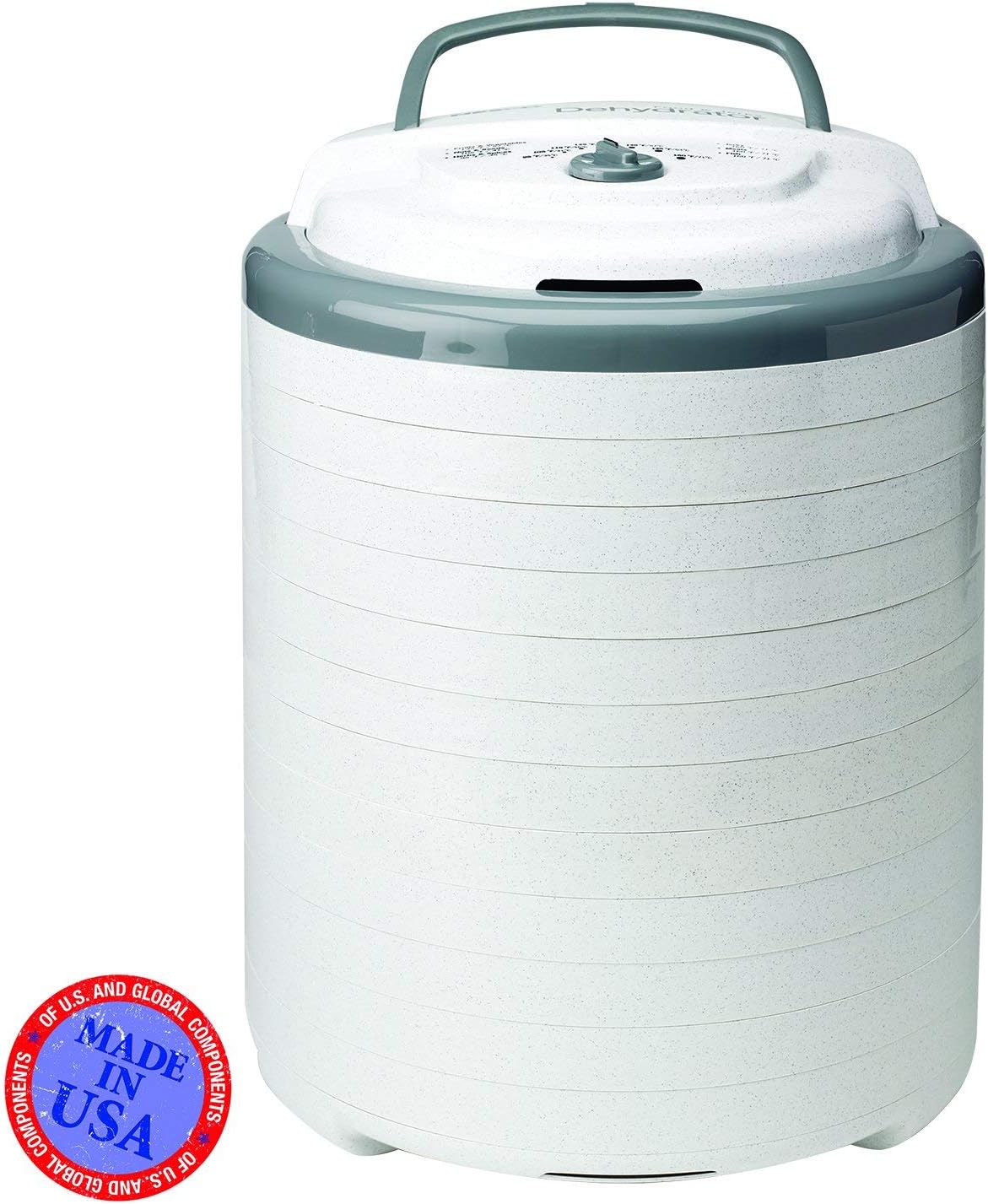 NESCO FD-75A Food Dehydrator - Perfect for Snacks, Fruit, and Beef Jerky | Gray Finish