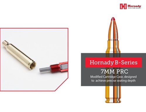 Hornady Lock-N-Load 7MM PRC Modified Case, B7MMP - Fits Most Popular Rifle Chambers and Manufactured to SAAMI Specs with Perfectly Round Case Neck, Slightly Opened