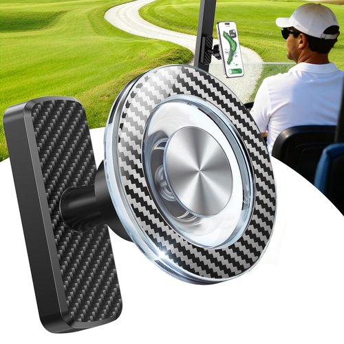 Magnetic Golf Cart Phone Holder, Mens Valentines Day Gifts for Him Husband Boyfriend, Golf Gifts for Men Dad Golfer, Golf Accessories for Mens Gifts for Valentine's Day Anniversary Birthday Gift Ideas