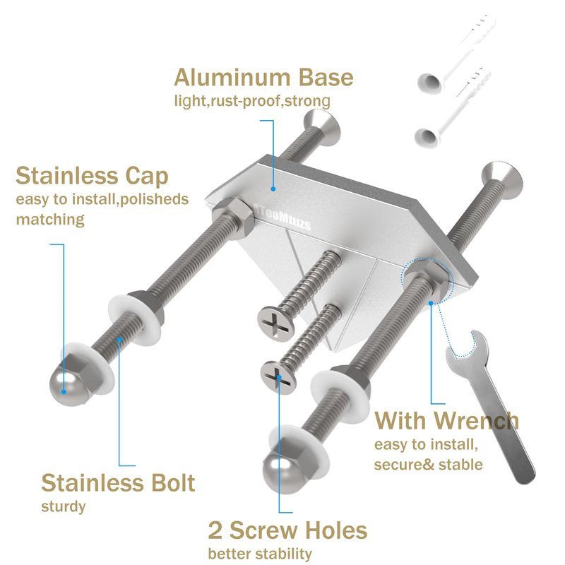 ATOOMTUZS Skateboard Wall Mount Display(6 Packs)-Aluminum Diamond Shape Skateboard Deck Wall Mount with Two Screw Holes for Horizontal and Vertical Hanging Skateboard Display Decor-(Sliver)