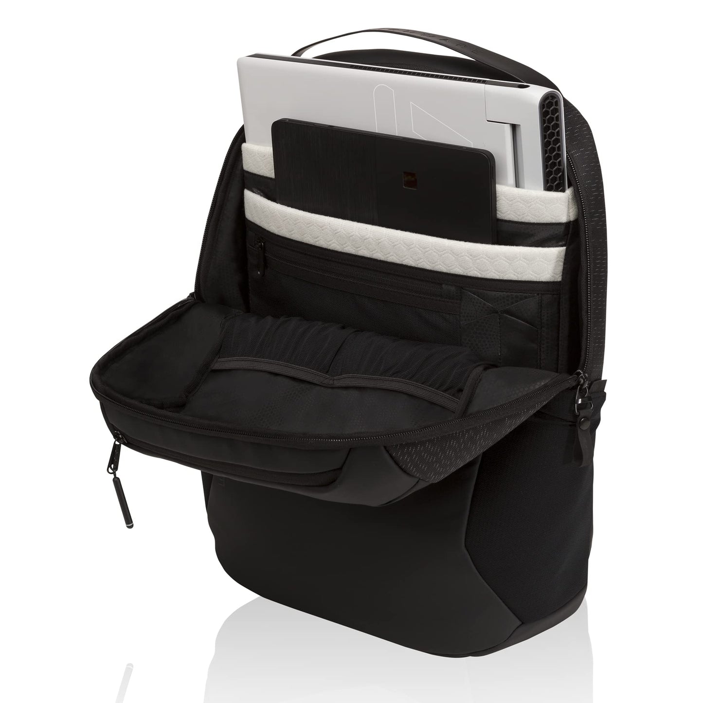 Alienware Horizon Commuter Backpack, AW423P, Padded shoulder straps and back, RFIDsafe pocket, Anti-scratch lining, Black