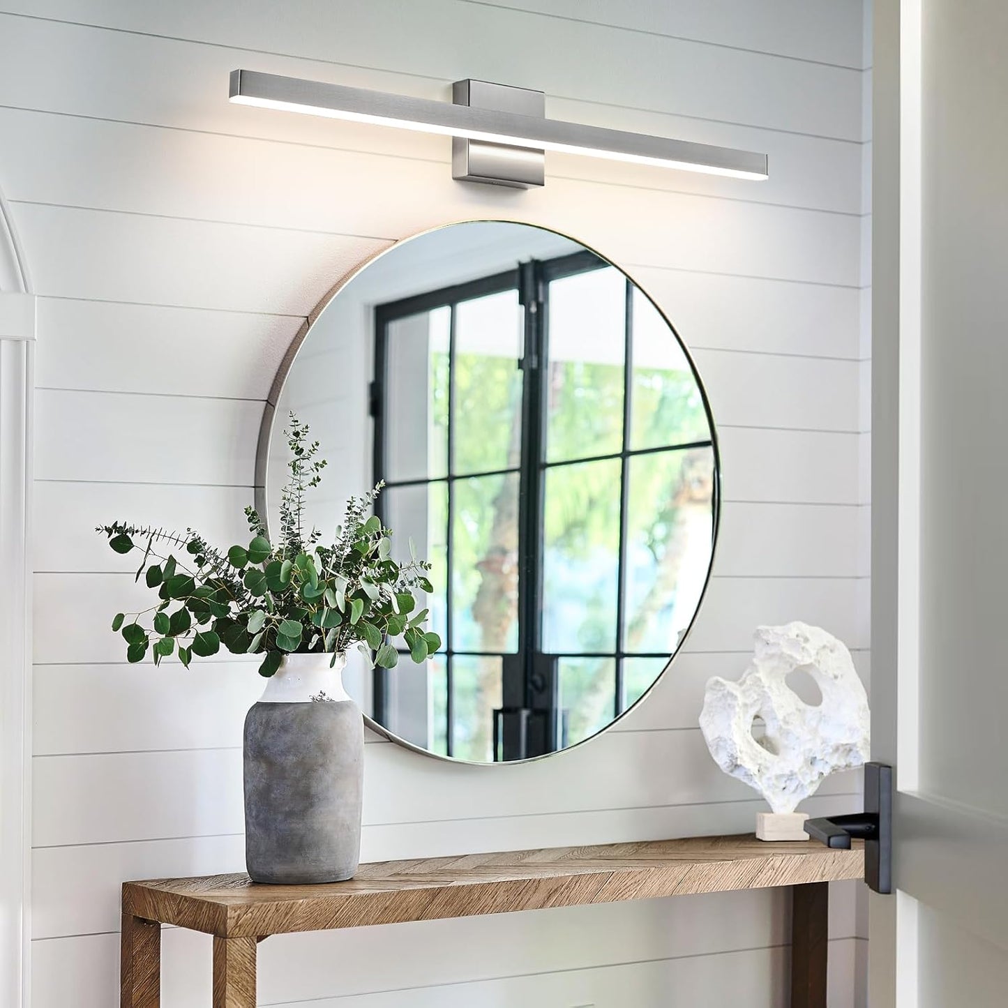 24-Inch Dimmable Gold Bathroom Vanity Light - Modern LED Bar Fixture for Over Mirror