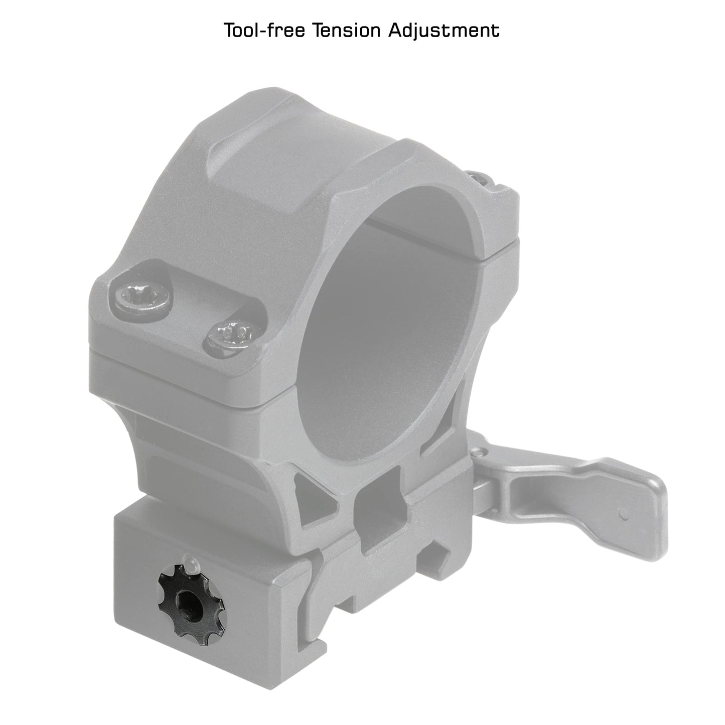UTG ACCU-SYNC QR 30mm Med. Profile Scope Rings, Picatinny, Black