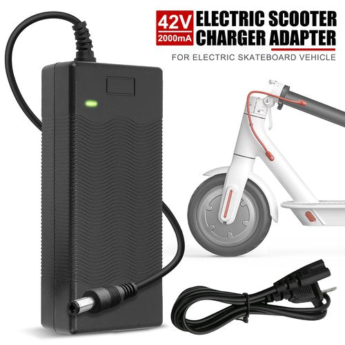 42V 2A Scooter Battery Charger Portable Reusable Charger Suitable for Electric Skateboard Vehicle(2A（US Standard）)