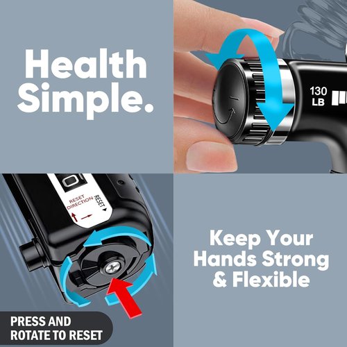 HiKeep Grip Strength Trainer - Forearm & Hand Strengthening Devices | 2 Pack for Enhanced Grip Power