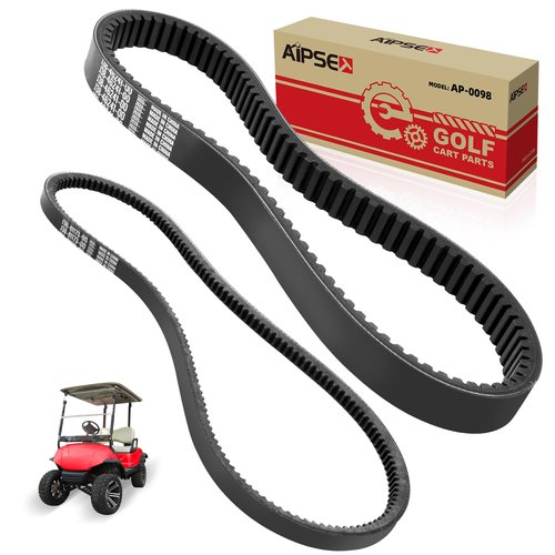 AIPSET Golf Cart Dive Belt & Starter Belt Compatible with Yamaha G2-G29 4 Cycle Models, Replaces OEM# J38-46241-00, J55-G6241-00, J38-81173-00, J55-H1173