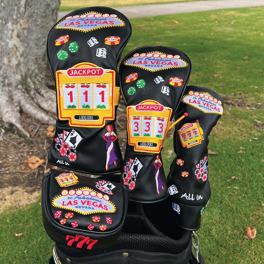 Las Vegas Embroidered Golf Headcover | Giggle Golf (for Hybrid)
