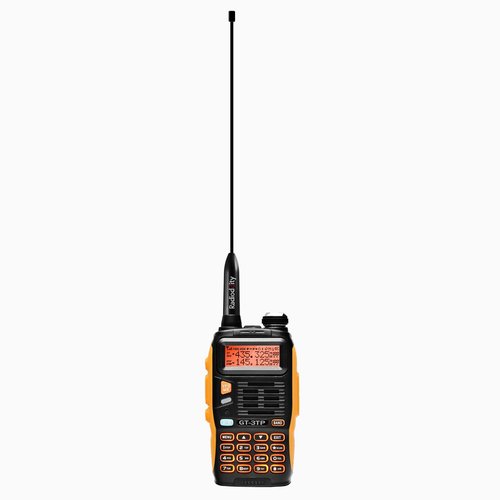 BAOFENG GT-3TP High Power Ham Radio Handheld Mark III, Dual Band 8W Two Way Radio, Long Range Rechargeable Walkie talkies with Car Charger, Desktop Charger, Headset, Black