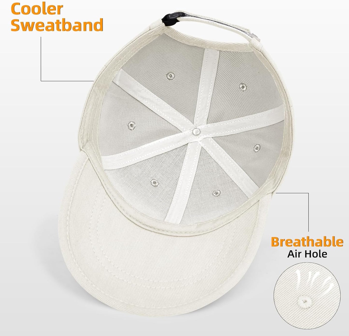Skiennix Baseball Cap - Adjustable Classic Cotton Hat for Men & Women | Ideal for Golf & Workouts