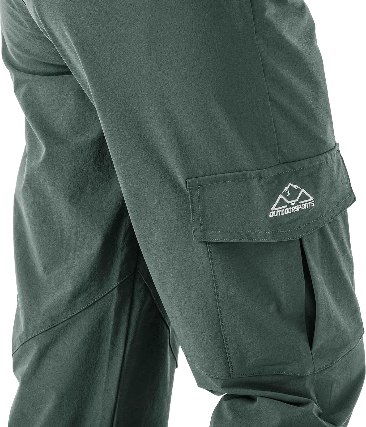 Rdruko Women's Hiking Cargo Pants Water-Resistant Quick Dry UPF 50+ Travel Camping Work Pants Zipper Pockets