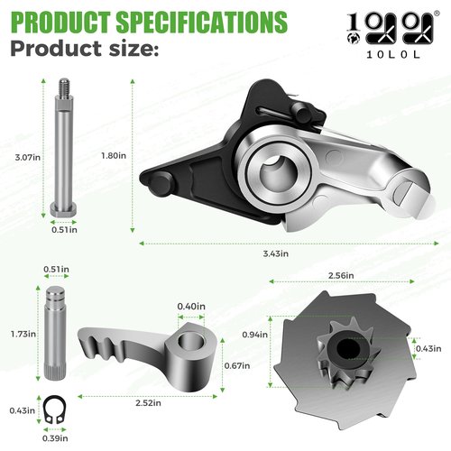 10L0L Club Car Park Brake Release and Parking Gear Repair Kit, Suitable for 2009 up Precedent and 2018 UP Tempo (2nd Generation) G&E Golf Cart, OEM#103777601