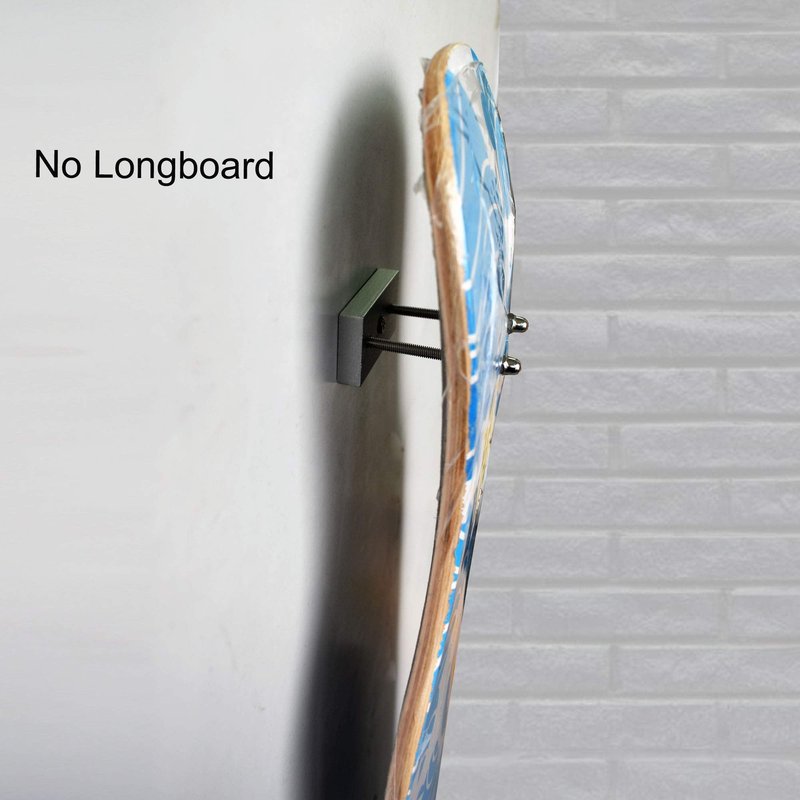 YYST Skateboard Floating Deck Display Skateboard Floating Wall Mount Long Board Wall Hanger- Patent Pending - Type A (10)