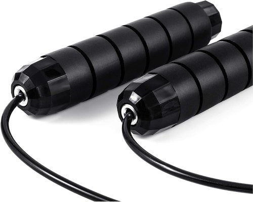BOOMIBOO Adjustable Jump Rope - Tangle-Free Skipping Rope with Ball Bearings for All Ages | Home & Gym Use