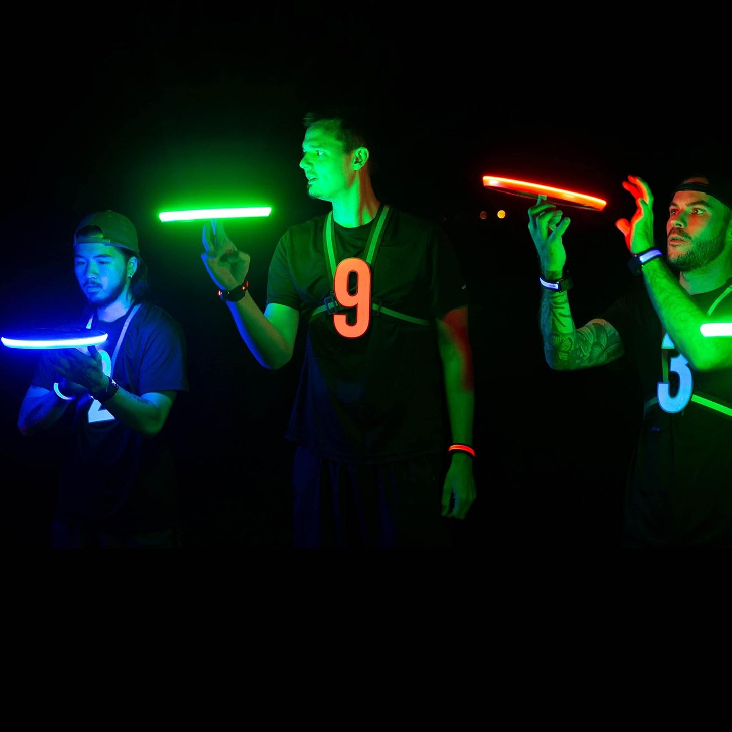 TOSY Flying Disc - RGB Multicolor LED Lights | Rechargeable & Waterproof Toy for Kids & Adults