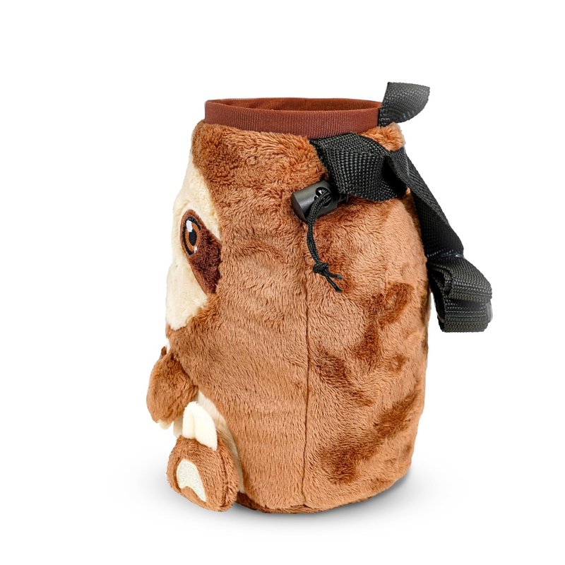 Chalk Bag for Rock Climbing - Cute Sloth Chalk Bag for Bouldering, Gym, Indoor & Outdoor Climbing with Adjustable Belt, Brush Holder & Carabiner