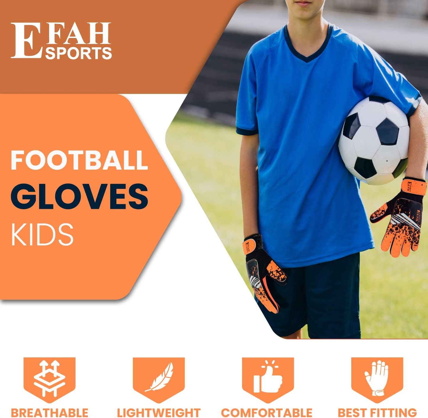 Regine Switzerland Soccer Goalkeeper Gloves - Strong Grip for Kids & Youth | Durable Football Gear