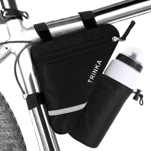 MOOCY Bike Frame Bag,Bike Bag and Water Bottle Holder, Bicycle Triangle Bag for MTB Road Bike,Cycling Bike Accessories
