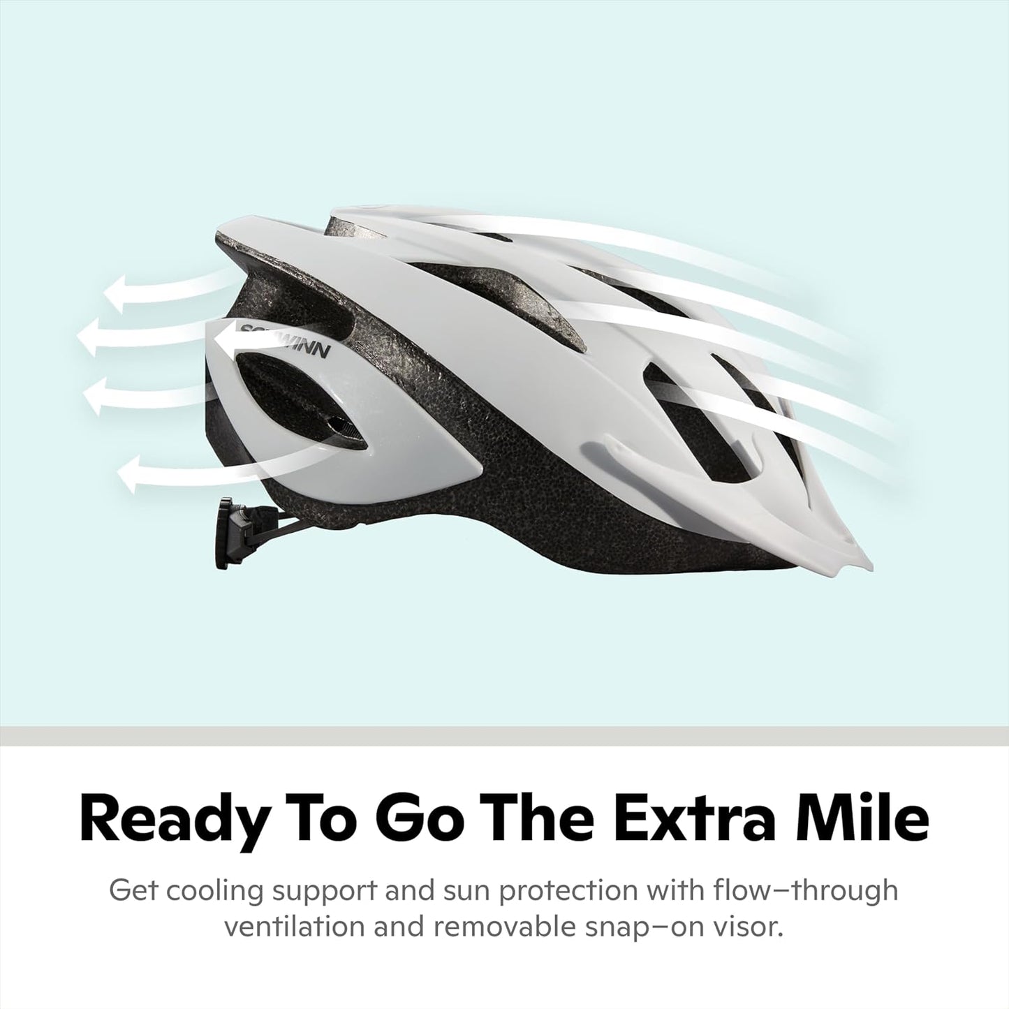 Schwinn Thrasher Adult Bike Helmet - Adjustable Fit 58-62 cm | Microshell, Air Vents & Visor