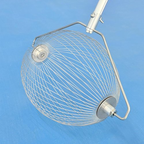 ODISON Tennis Ball Picker, 35+ Balls Capacity Ball Collector with Adjustable Handle, Lightweight Ball Retriever for Tennis, Padel, Baseball, Suitable for All Courts and Ages