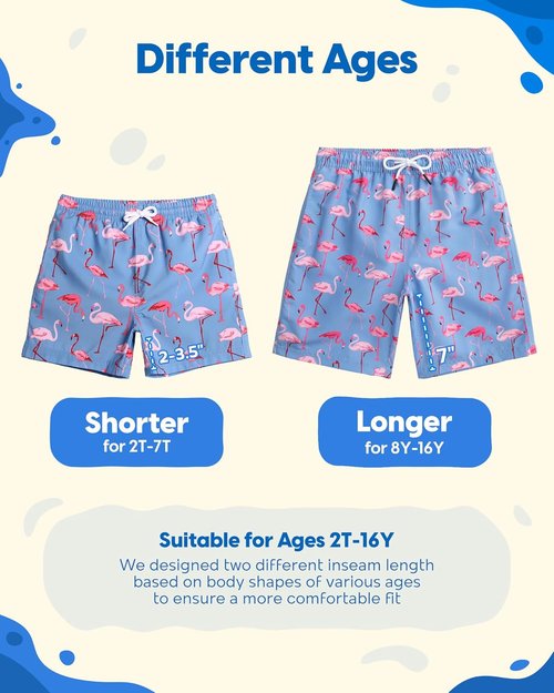 Maamgic Boys Swim Trunks - Comfortable Toddler Bathing Suit | Stylish Swimwear for Little Boys