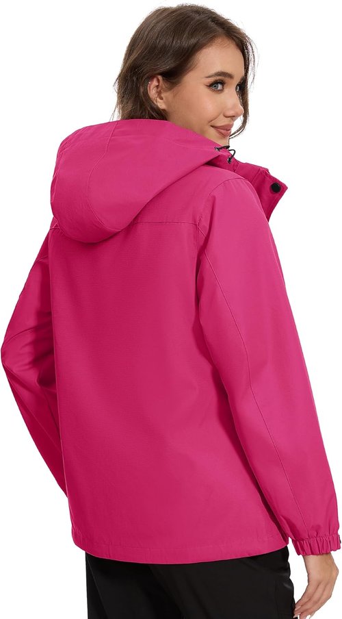 MAGCOMSEN Women's 3-in-1 Ski Jacket - Water Resistant, Warm Fleece Lined, Windproof | Ideal for Winter Hiking
