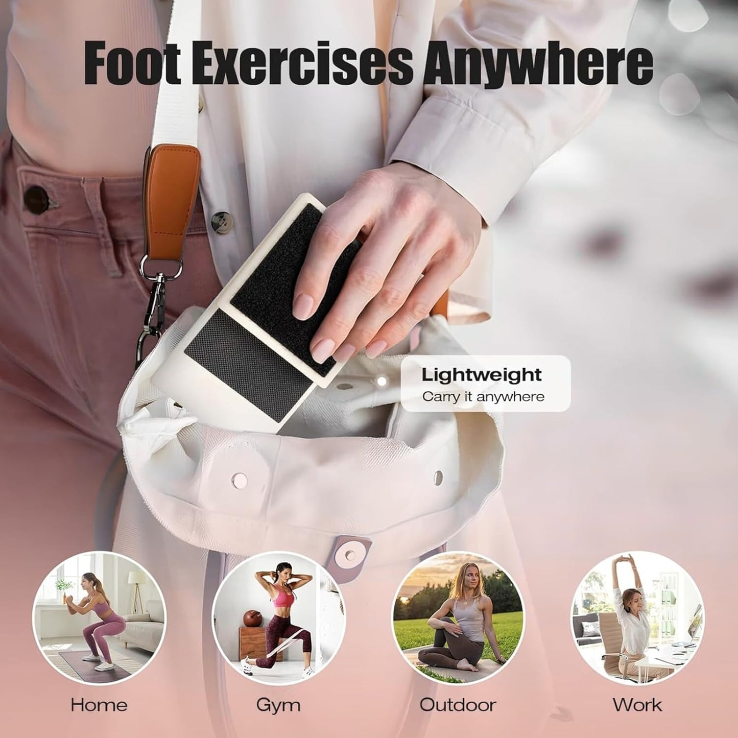 Skiennix Ankle Balance Board - Foot Trainer & Strengthener for Improved Posture | Single Foot Design