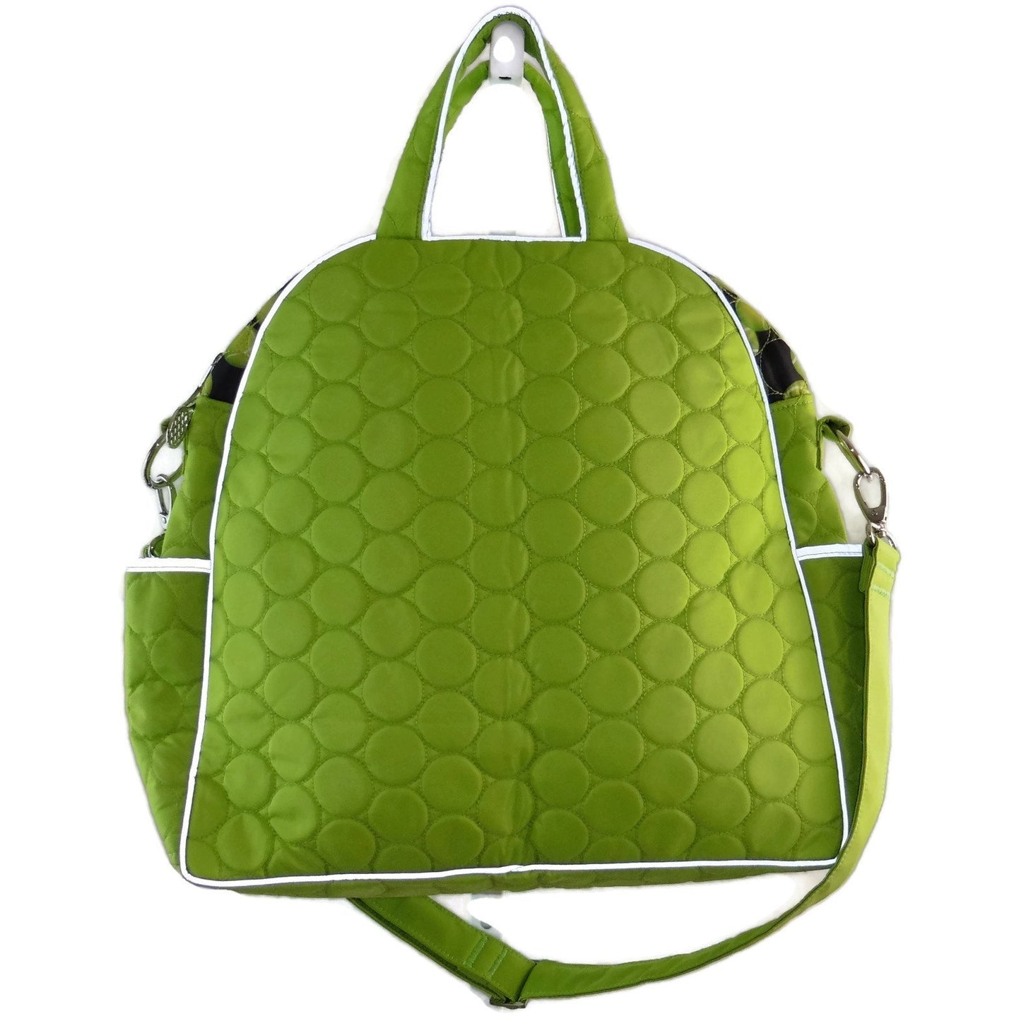 ModaMoo Womens Reflective Tennis Bag, Designed in New York, Green