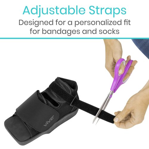 Vive Offloading Post-Op Shoe - Forefront Wedge Boot for Broken Toe Injury - Non Weight Bearing Medical Recovery for Foot Surgery, Hammer Toes, Bunion, Feet Pain - Walking Orthopedic (X-Large)