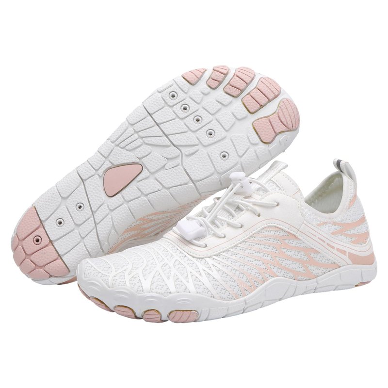 StoneLiquid Hike Barefoot Womens, Healthy & Non-Slip Barefoot Footwear Unisex (White, Adult, Women, 8, Numeric Range, US Footwear Size System, 8.5, Medium)