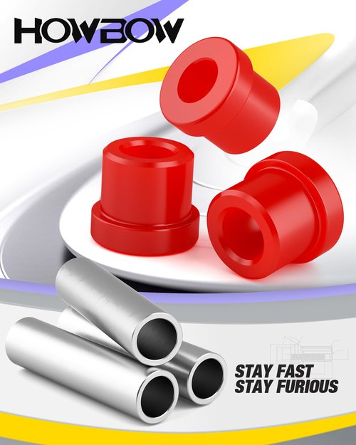 Club Car Ds Front Leaf Spring & Upper A Arm Bushing Kit, Polyurethane Suspension Bushing Kit and Sleeves for 1992-up Club Car Parts Replaces OEM 1016346 1016349 1016350 Club Car Ds Accessories Parts