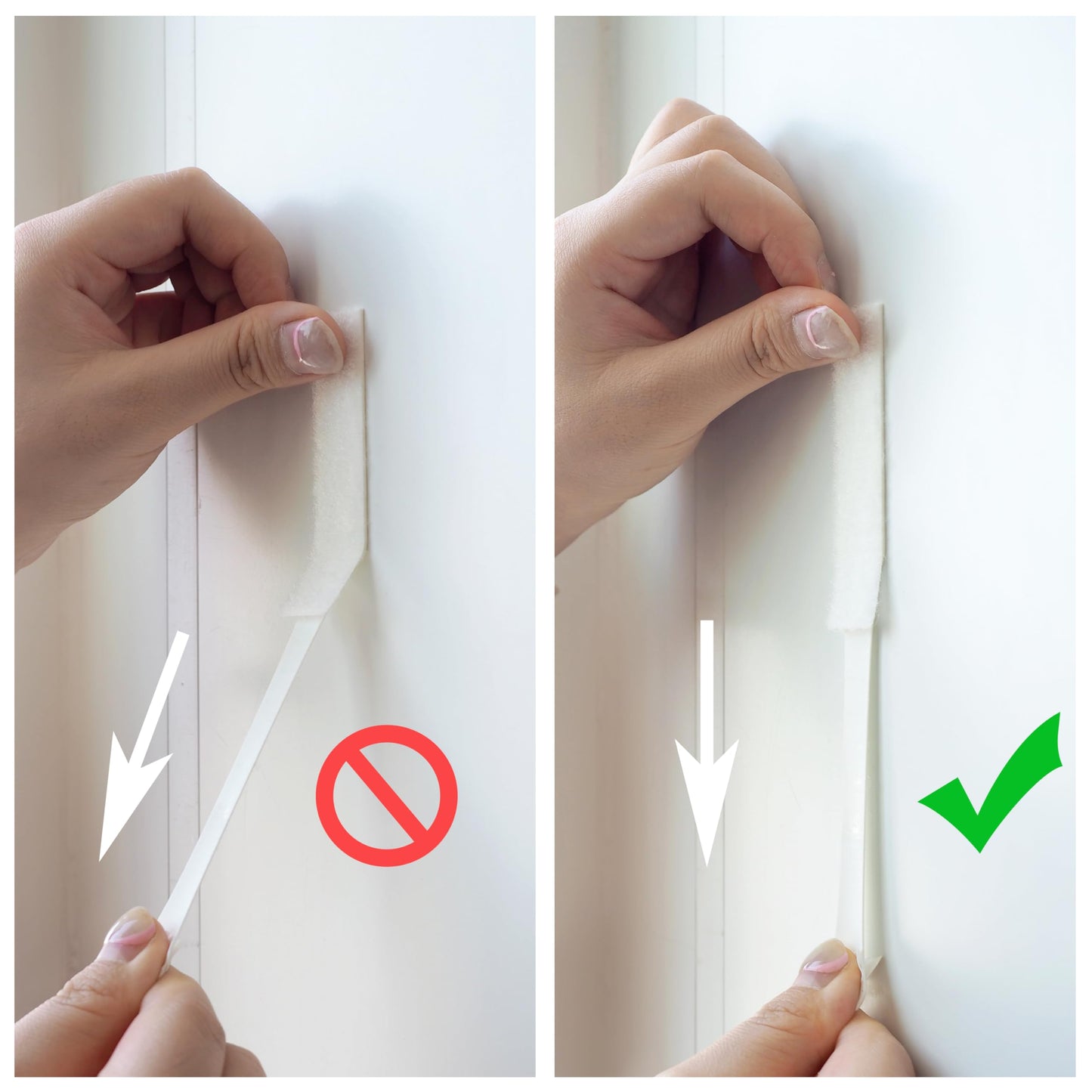 MOVELYST 24-Pairs(48 Strips) Medium Picture Hanging Strips, Hook and Loop Tape, Picture Hanger Damage Free, Waterproof Adhesive Strips for Frame Hanging and Christmas Decorations, Heavy Duty