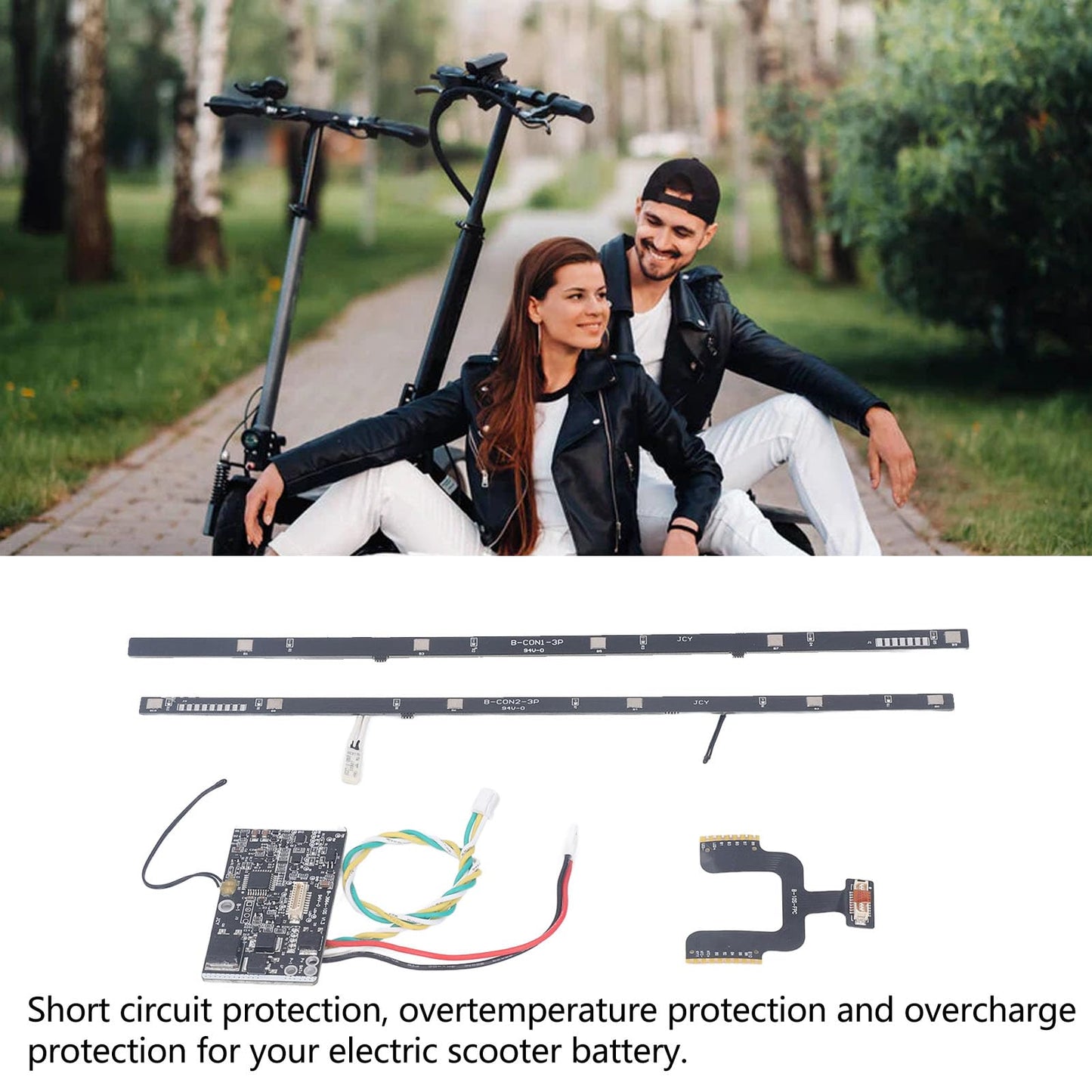 Srliya Controller Battery Dashboard, Lithium Battery Board ABS Circuit Board Compatible for Xiaomi M365 Electric Scooter