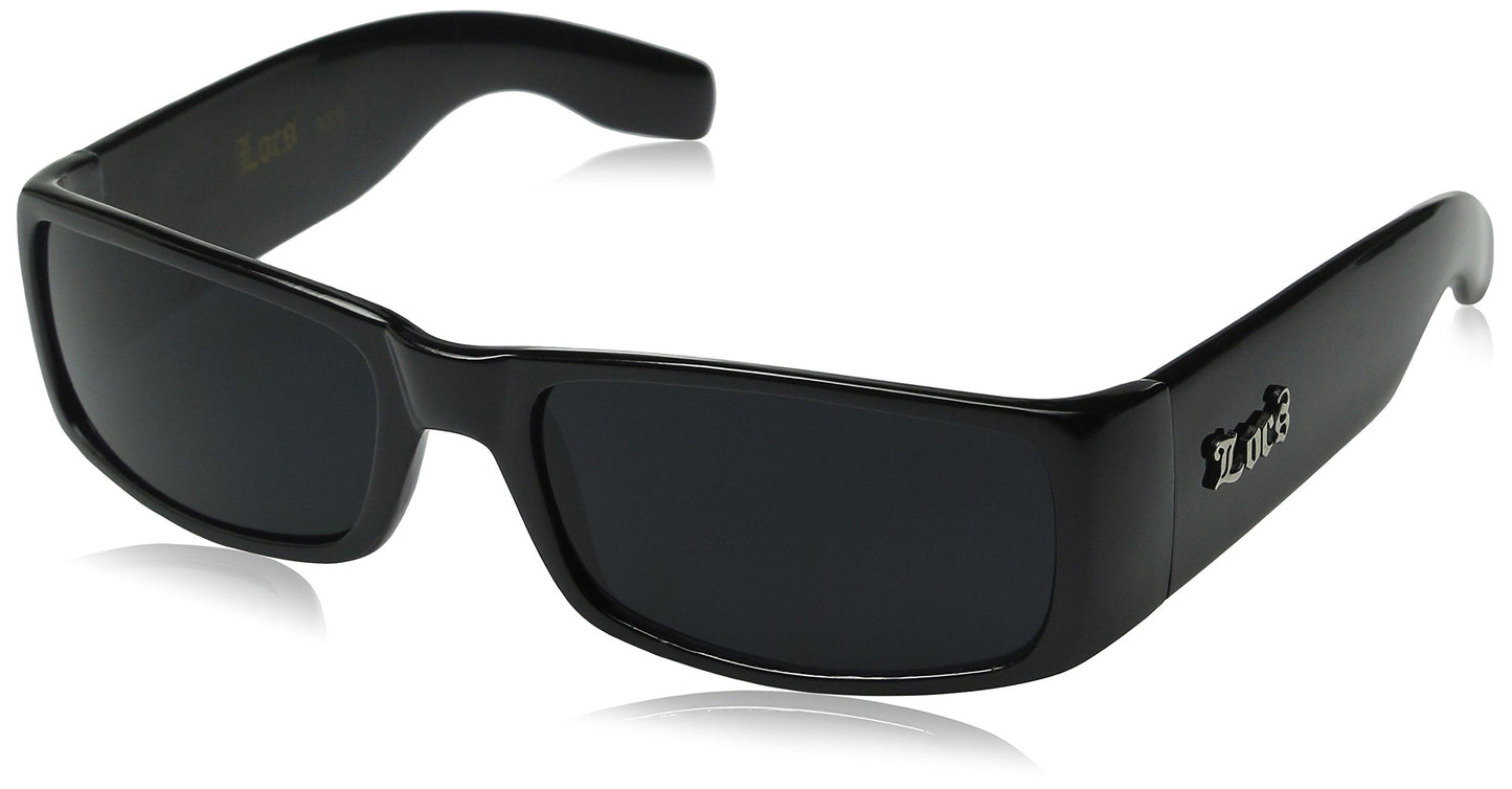 Locs 9006 Hardcore Gangster Sunglasses - Original Black