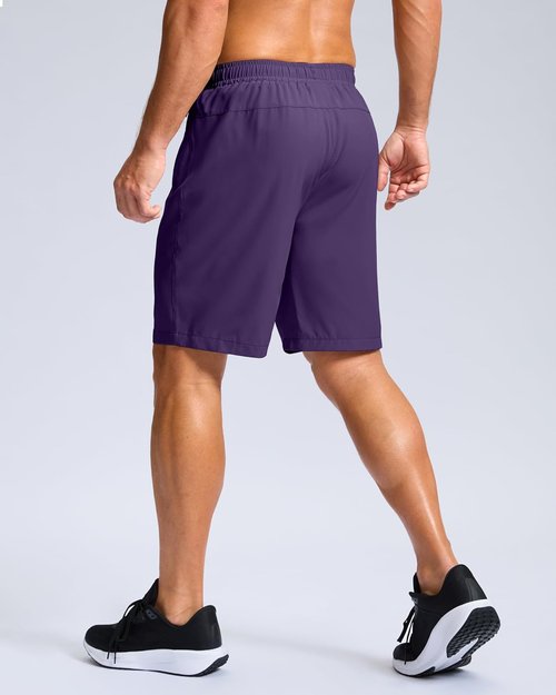 G Gradual Men's Athletic Running Shorts - Quick Dry Workout Shorts with Zipper Pockets | 7"/5"/9" Sizes