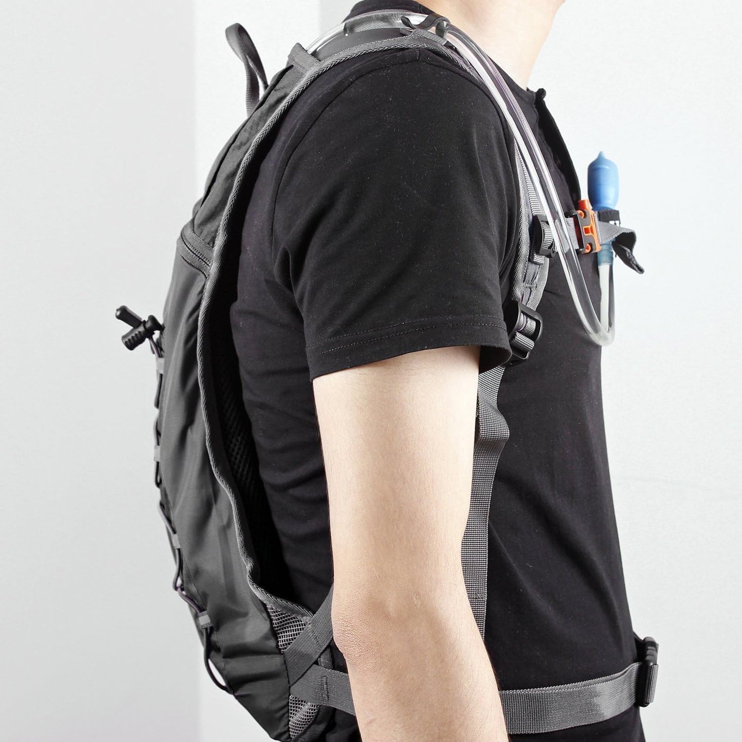 Unigear Hydration Pack Backpack with 70 oz 2L Water Bladder for Running, Hiking, Cycling, Climbing, Camping, Biking (Black)