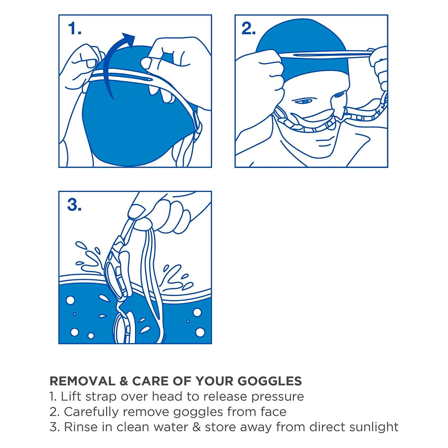 Zoggs Adult Unisex Phantom 2.0 S Anti-Fog UV Protection Wide Vision Curved Lens Quick-Adjust No-Leak Swimming Goggles, 461114, Clear/Gray - Tint Blue Lens