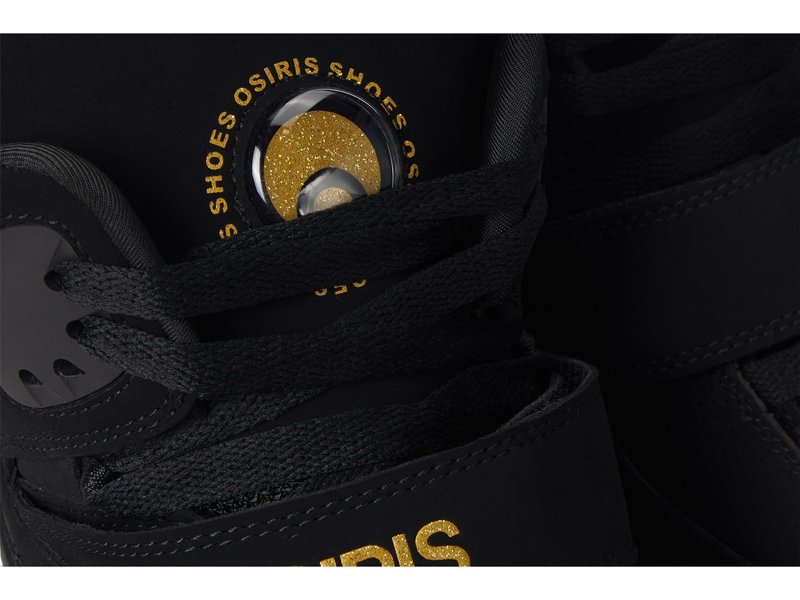 Osiris Men's Rize Ultra Black/Gold/Gum 7 Medium