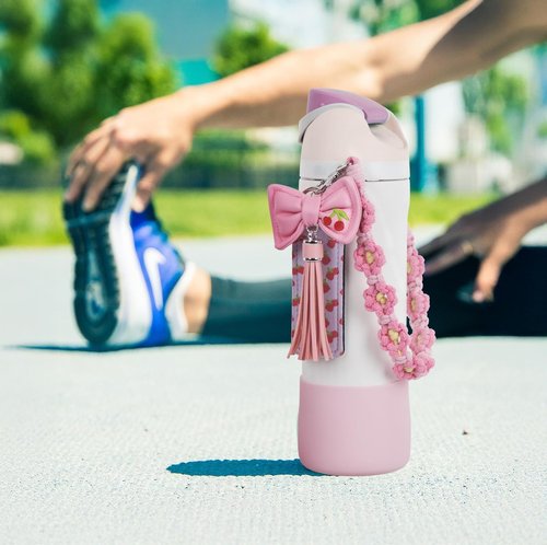 foci cozi Used for Owala Water Bottle Accessories 16oz 24oz 32oz,Compatible with Owala Water Bottle Handle Strap Charms Silicone Boots (Pink, 32oz)