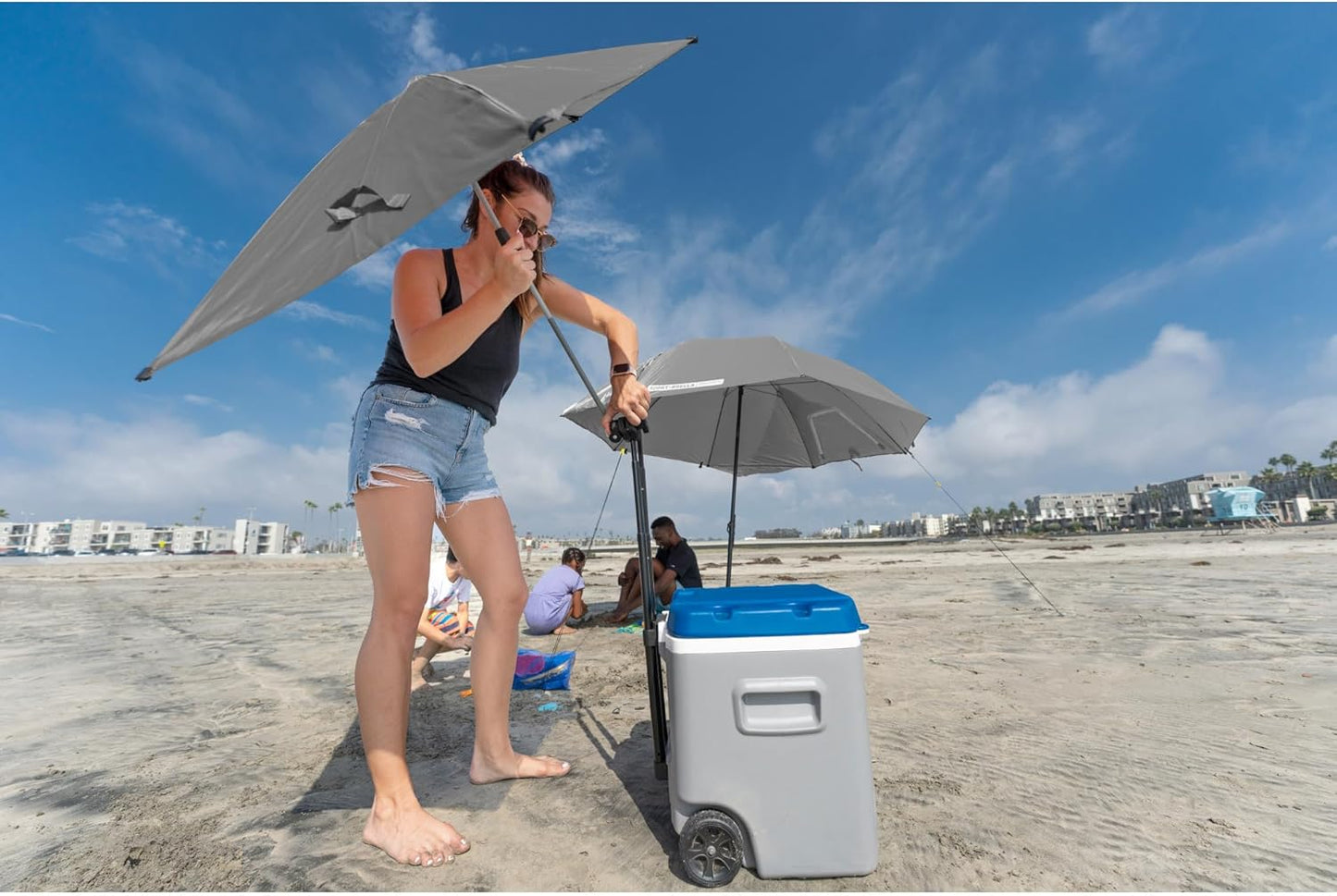 Sport-Brella Versa-Brella Adjustable SPF 50+ Umbrella with Universal Clamp | Portable Sun Protection