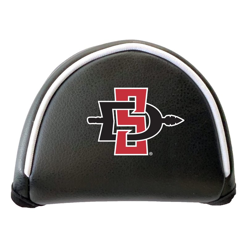 Team Golf NCAA SAN Diego ST Putter Cover - Mallet (Color) - Printed Team Golf NCAA Putter Cover - Mallet Printed, Fits Most Mallet Putters, Easily Slips on and Secures with Velcro Closure