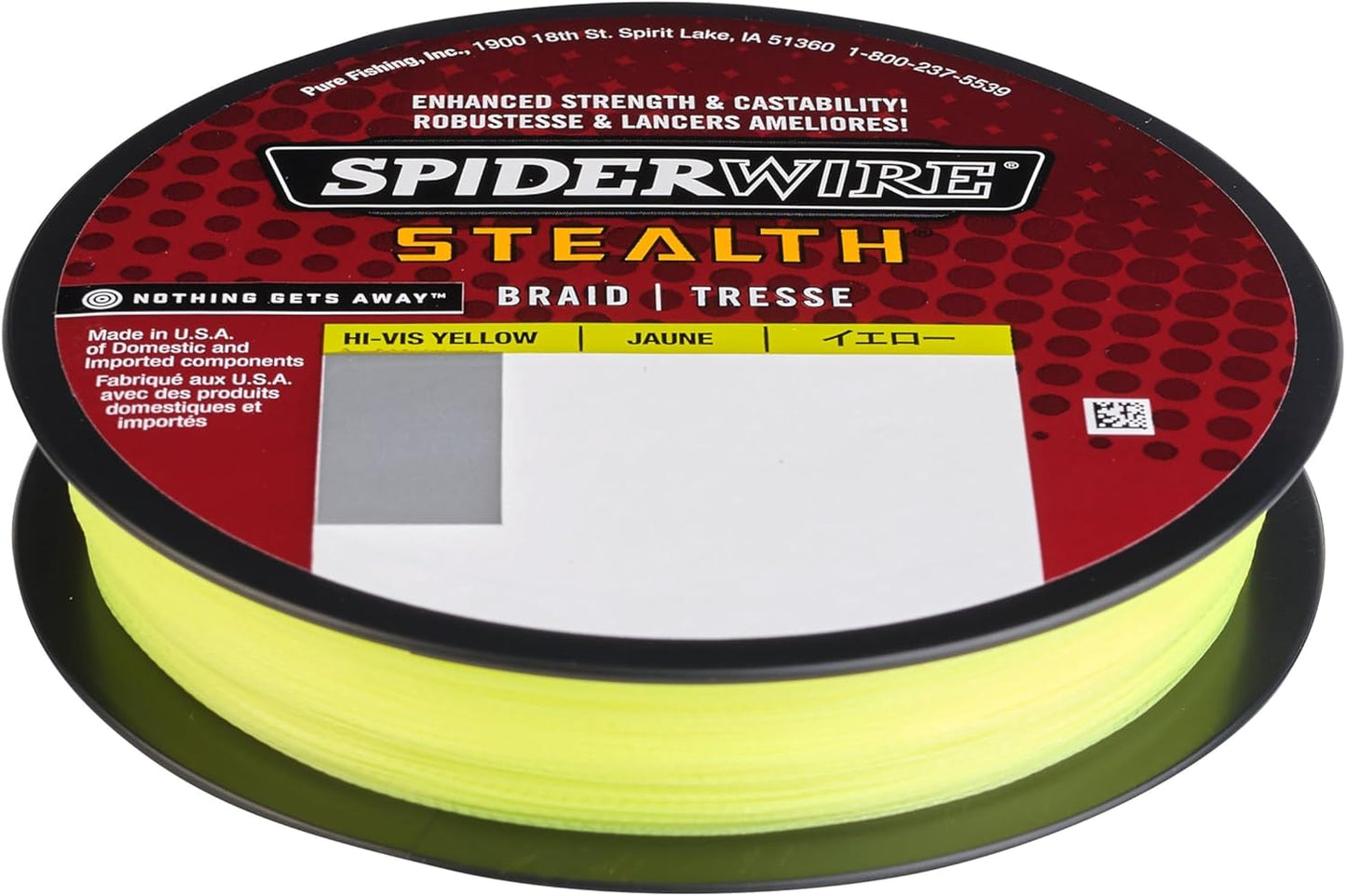 SpiderWire Stealth Braid Fishing Line - High Strength, Low Visibility | 150 Yards, Green