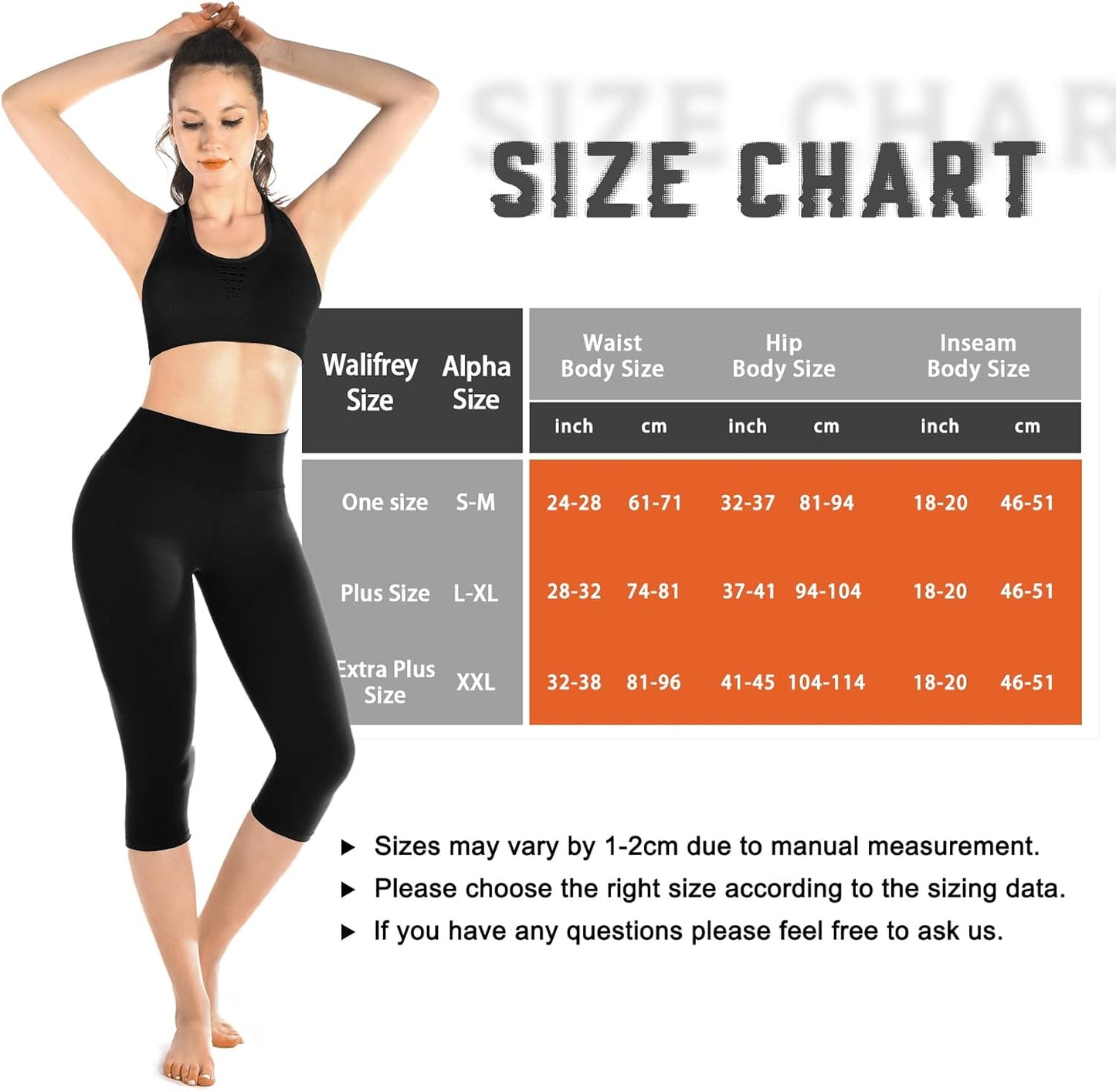 Walifrey Capri Leggings - Buttery Soft High Waisted Yoga Pants for Women | Perfect for Gym Workouts