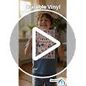 200-Piece Patriotic Static Cling Window Decorations - 4th of July Decor