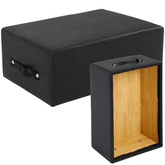 Dollate Pilates Reformer Sit Box, Pilates Sitting Box for Home Workout and Gym, Pilates Exercise Accessories for Exercise Strength, Balance and Pilates, Black