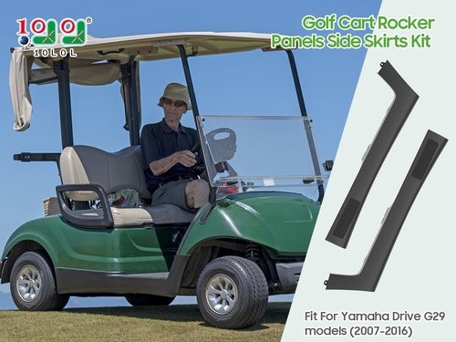 10L0L Golf Cart Rocker Kick Panel Set for Yamaha G29 Drive, Replaces OEM Part Number# JW1-K818A-00-00, JW1-K818B-00-00