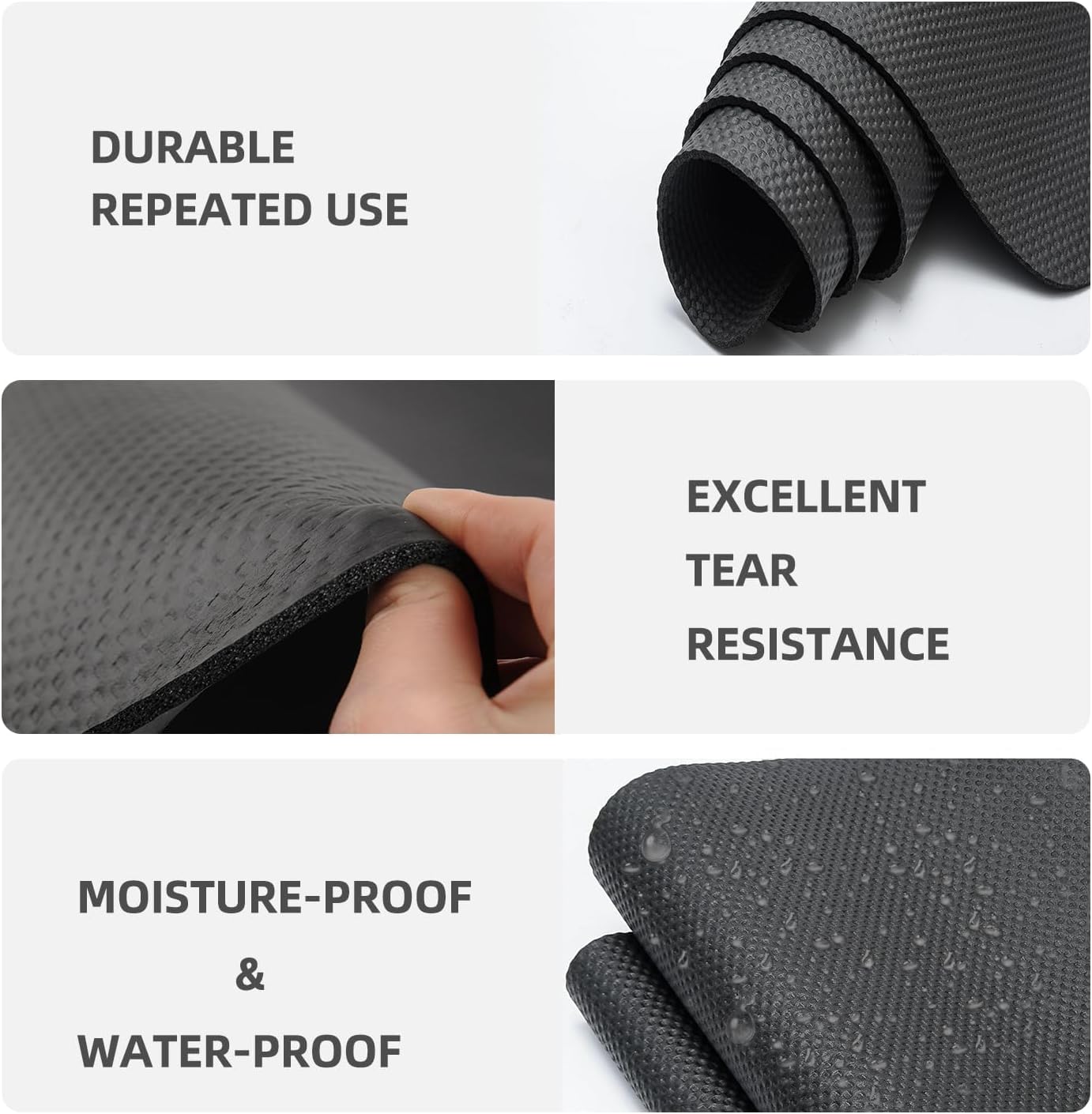 Skiennix Exercise Equipment Mat - Durable Floor Protector for Treadmills, Bikes & Ellipticals | Indoor Use